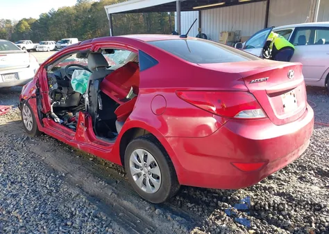 2015 Hyundai Accent Gls from USA, damaged, VIN KMHCT4AE4FU862124